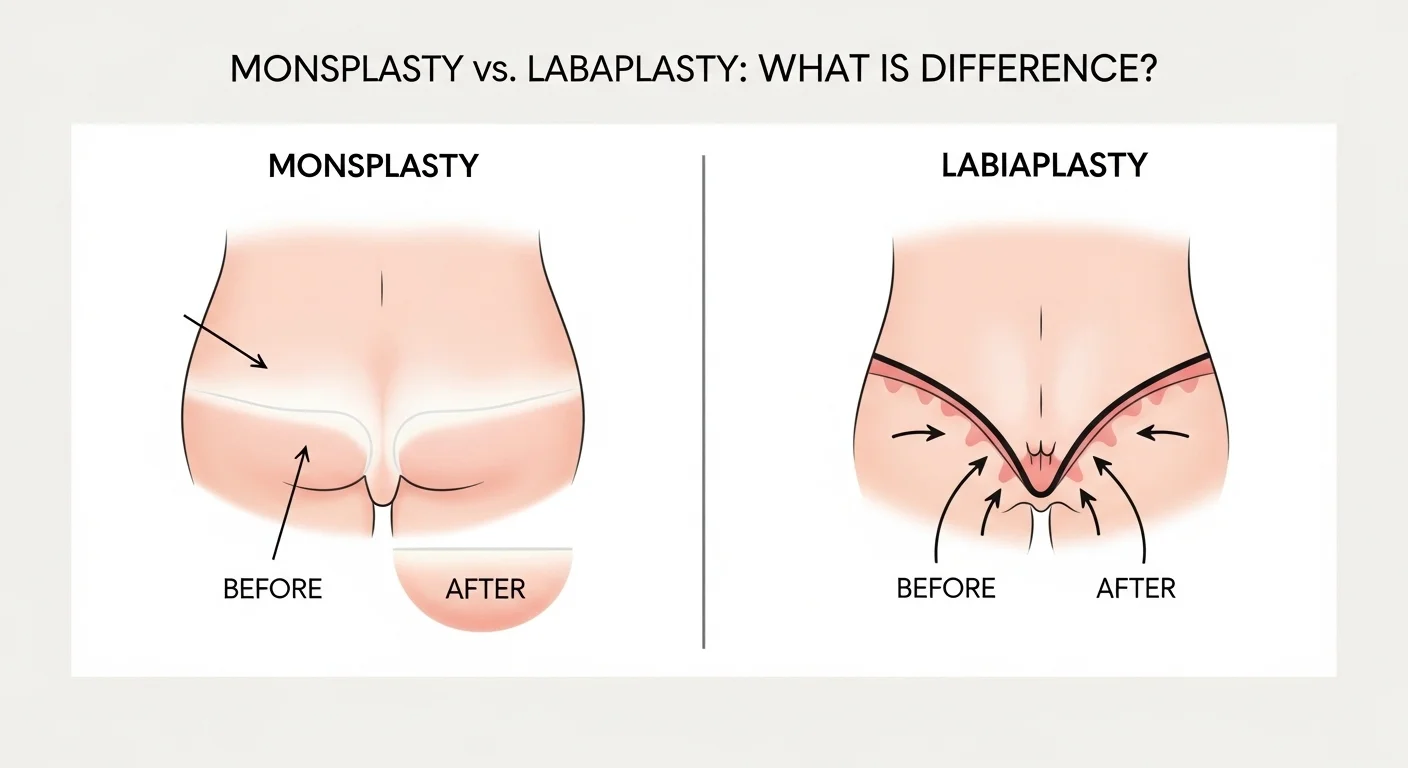 تجميل المنطقة الحساسة مقابل تصغير الشفريين: ما الفرق؟